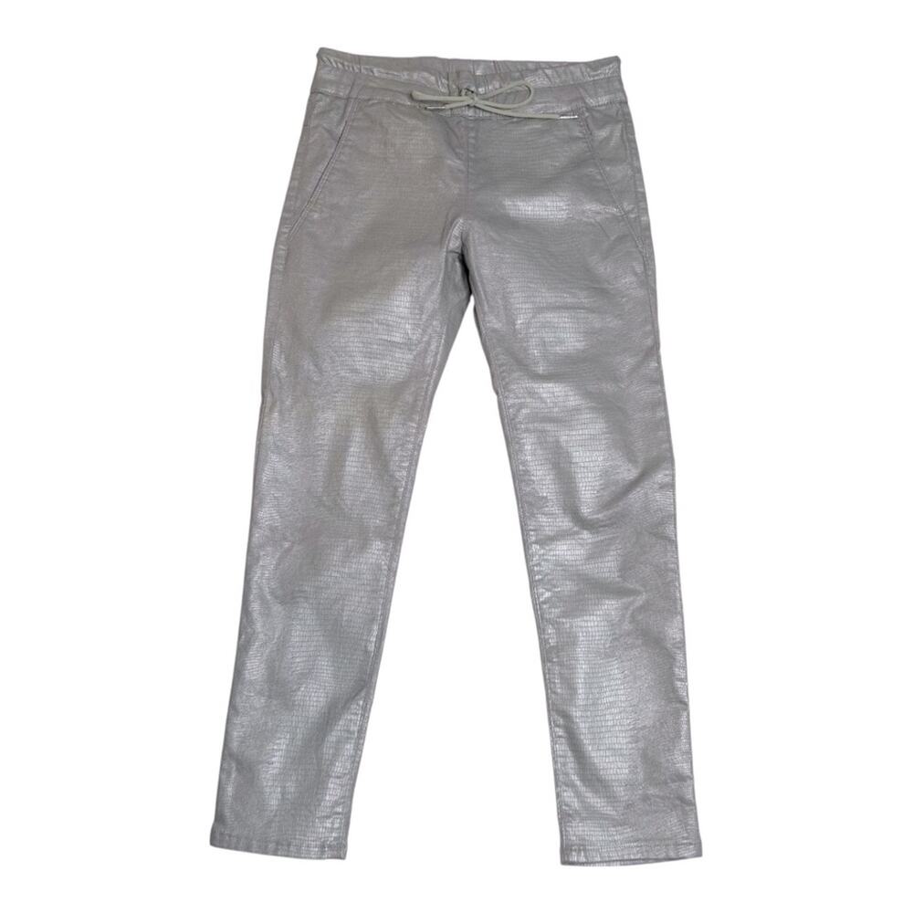 Bevy Flog Shely Silver Grey Snake Python Print Pa… - image 2